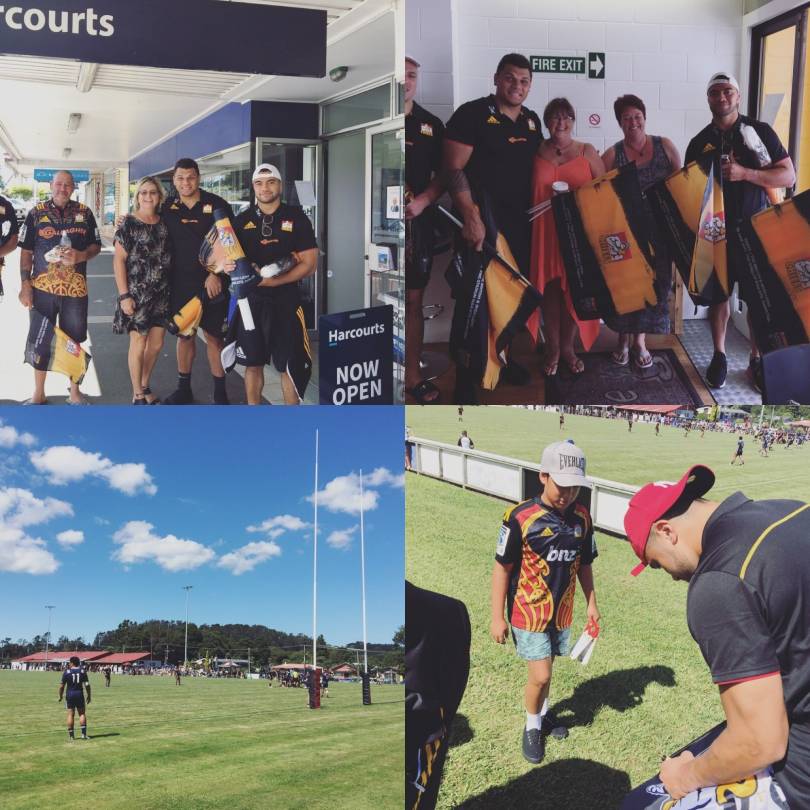 Chiefs in the community in Waihi
