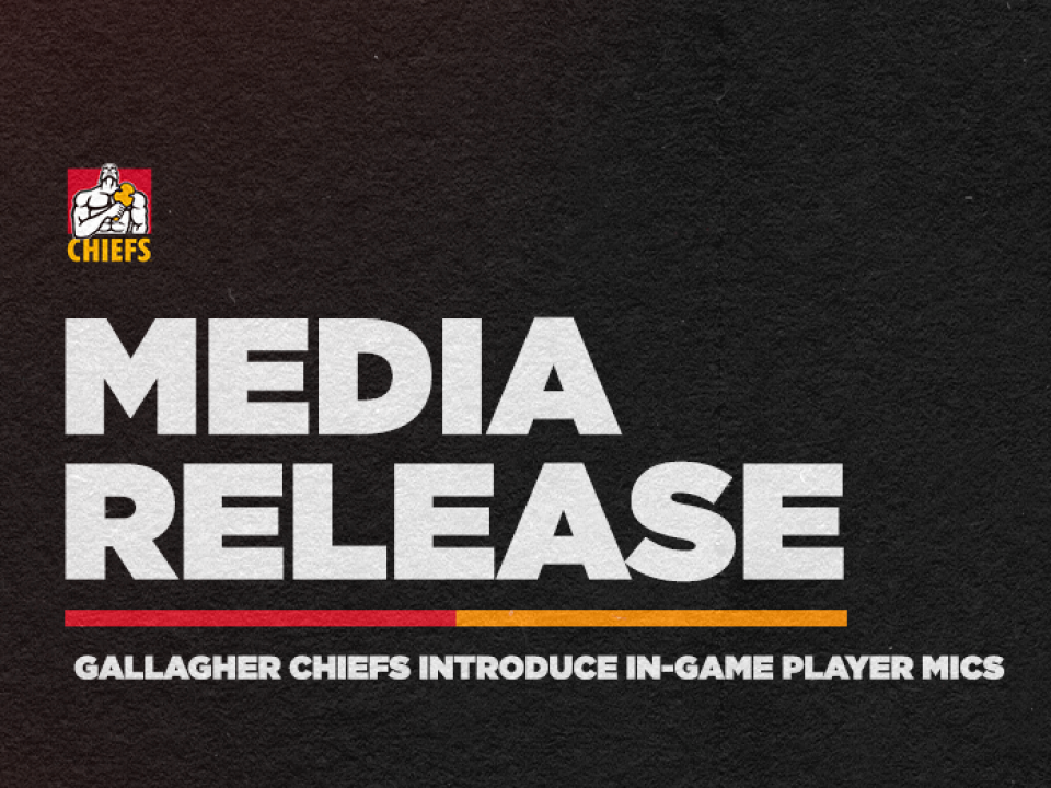 Gallagher Chiefs introduce in-game player mics