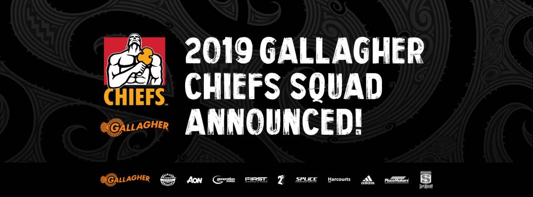 2019 Gallagher Chiefs Squad Announced