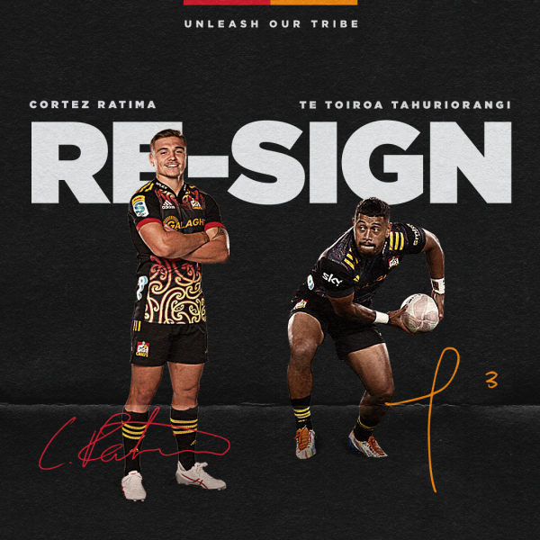 Ratima, Tahuriorangi re-sign with Gallagher Chiefs for 2024