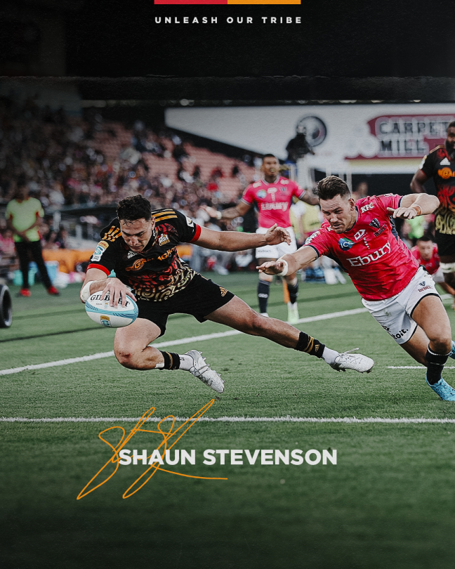 Shaun Stevenson secured by the Gallagher Chiefs