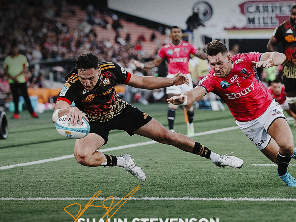 Shaun Stevenson secured by the Gallagher Chiefs