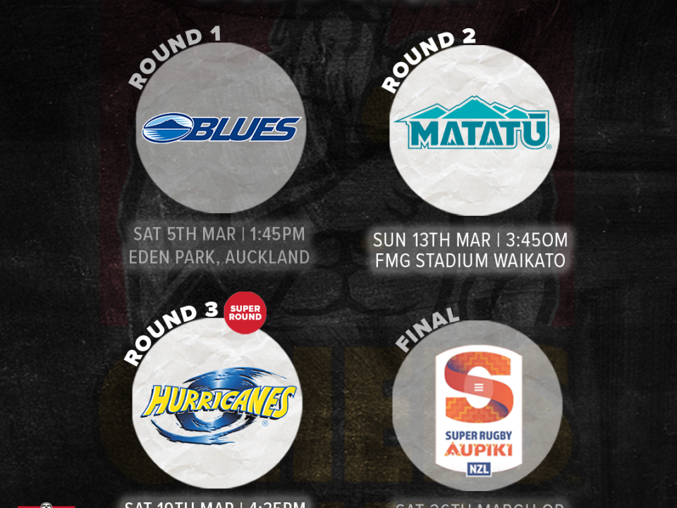Sky Super Rugby Aupiki Draw Announced