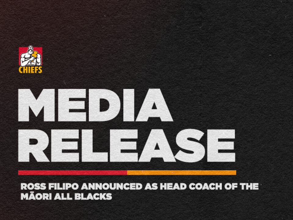 Ross Filipo named Māori All Blacks Head Coach